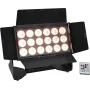 EUROLITE Multiflood IP 18x10W RGBW Wash CRMX IP65 LED sceninis prožektorius, juodas
