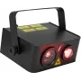 EUROLITE PolarStar RGB lazeris 193mW žvaigždėto dangaus ir šiaurės pašvaistės efektas DMX juodas