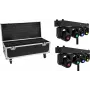 EUROLITE rinkinys 2x LED TMH Bar S120 judančios galvos prožektoriai + flightcase su ratukais