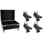 EUROLITE rinkinys 4x LED THA-250F + dėklas 20000162