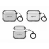 Evelatus Apple AirPods 4 TPU apsauginis dėklas, permatomas juodas