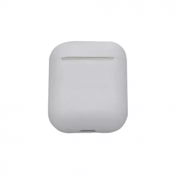 EVELATUS Apple AirPods Case EAC05 White - Silikoninis apsauginis dangtelis su karabinu