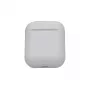 EVELATUS Apple AirPods Case EAC05 White - Silikoninis apsauginis dangtelis su karabinu