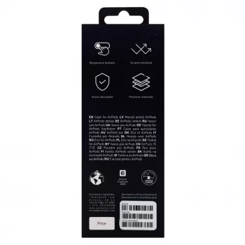 Evelatus Apple AirPods Pro dėklas EAC05 juodas