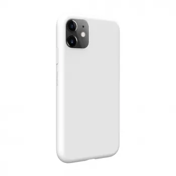Evelatus Apple iPhone 11 Premium Soft Touch silikoninis dėklas baltas