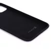 Evelatus Apple iPhone 11 Pro Max Nano silikoninis dėklas Soft Touch TPU juodos spalvos