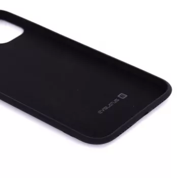 Evelatus Apple iPhone 11 Pro Max Nano silikoninis dėklas Soft Touch TPU juodos spalvos
