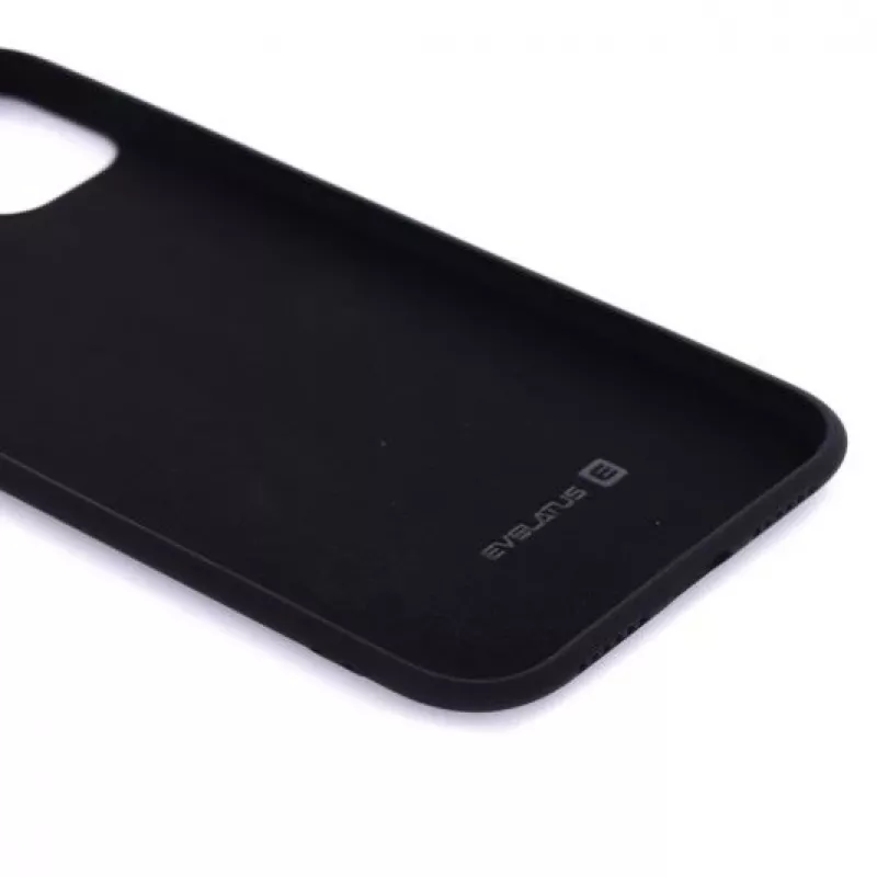 Evelatus Apple iPhone 11 Pro Max Nano silikoninis dėklas Soft Touch TPU juodos spalvos