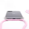 Evelatus Apple iPhone 11 Pro Silikoninis Skaidrus Dėklas su Kaklo Dirželiu TPU Skaidrus