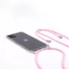 Evelatus Apple iPhone 11 Pro Silikoninis Skaidrus Dėklas su Kaklo Dirželiu TPU Skaidrus