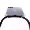 Evelatus Apple iPhone 11 Pro Silikoninis Skaidrus su Kaklo Dirželiu TPU Juosta Skaidrus