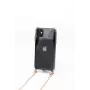 Evelatus Apple iPhone 11 Silikoninis Skaidrus Su Kaklo Dirželiu TPU Auksinis
