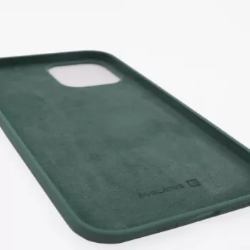Evelatus Apple iPhone 12 Pro Max Premium Soft Touch silikoninis dėklas Pušų žalia