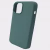 Evelatus Apple iPhone 12 Pro Max Premium Soft Touch silikoninis dėklas Pušų žalia