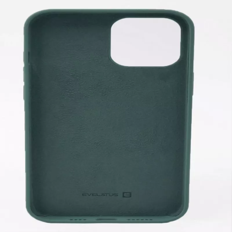 Evelatus Apple iPhone 12 Pro Max Premium Soft Touch silikoninis dėklas Pušų žalia