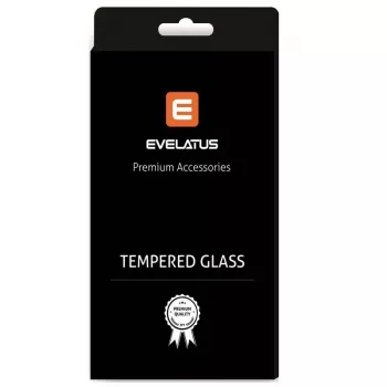 Evelatus Apple iPhone 13 / 13 Pro 0,33 mm plokščias skaidrus grūdinto stiklo ekrano apsauginis stikliukas su Japonijos klijais ir antistatine danga