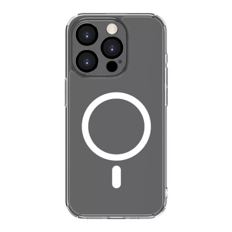 Evelatus Apple iPhone 14 Pro skaidrus dėklas su MagSafe ir fotoaparato apsauga, permatomas