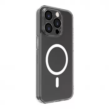 Evelatus Apple iPhone 14 Pro skaidrus dėklas su MagSafe ir fotoaparato apsauga, permatomas