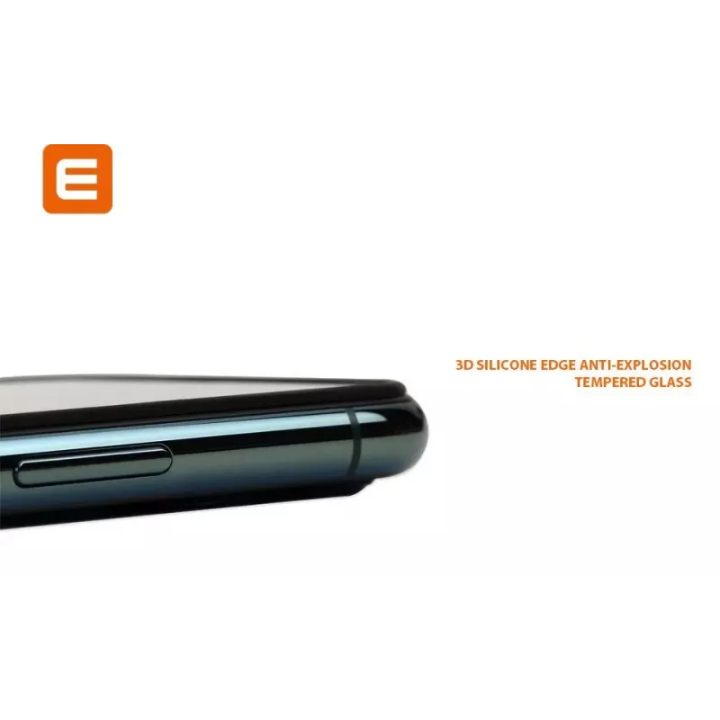 Evelatus Apple iPhone 14 Pro Max 3D pilno dangtelio grūdinto stiklo ekrano apsauga - 9H kietumas, atspari dūžiams, antistatinė, Japonijos klijai, be burbuliukų, HD aiškumas, atspari įbrėžimams, oleofobinė danga, įeina valymo rinkinys
