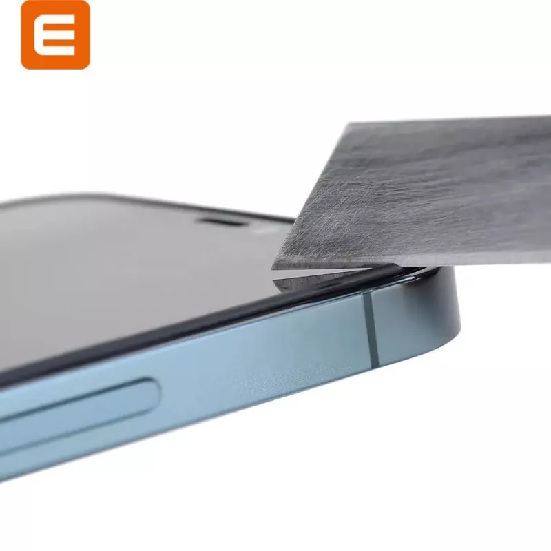 Evelatus Apple iPhone 14 Pro Max 3D pilno dangtelio grūdinto stiklo ekrano apsauga - 9H kietumas, atspari dūžiams, antistatinė, Japonijos klijai, be burbuliukų, HD aiškumas, atspari įbrėžimams, oleofobinė danga, įeina valymo rinkinys