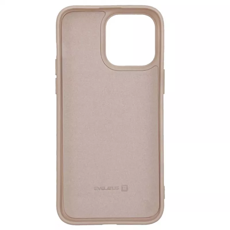 Evelatus Apple iPhone 14 Pro Max 6.7 colio Nano Silicone Dėklas Soft Touch TPU Smėlio spalvos