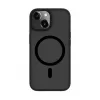 Evelatus Apple iPhone 15 hibridinis dėklas su MagSafe PC+TPU juodos spalvos