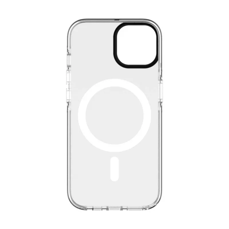 Evelatus Apple iPhone 15 PC+TPU dėklas su MagSafe - marmurinis rausvas