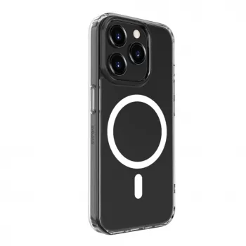 Evelatus Apple iPhone 15 Pro skaidrus dėklas su MagSafe permatomas