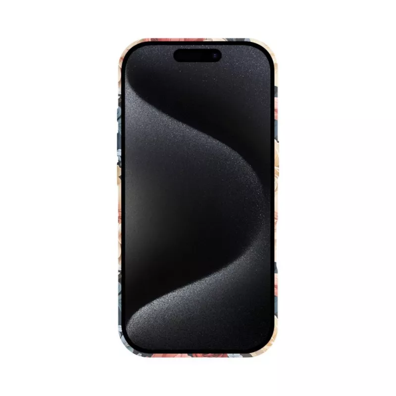Evelatus Apple iPhone 16 plonas korpusas su MagSafe individualiu raudonų gėlių raštu