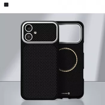 Evelatus Apple iPhone 17 Carbon Premium Edition MagSafe dėklas juodos spalvos
