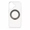 Evelatus Apple iPhone 17 hibridinis dėklas su MagSafe PC+TPU 360 metaliniu stoveliu, permatomas