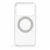 Evelatus Apple iPhone 17 Pro hibridinis dėklas su MagSafe PC+TPU 360° metaliniu stovu, permatomas