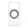 Evelatus Apple iPhone 17 Pro hibridinis dėklas su MagSafe PC+TPU 360° metaliniu stovu, permatomas