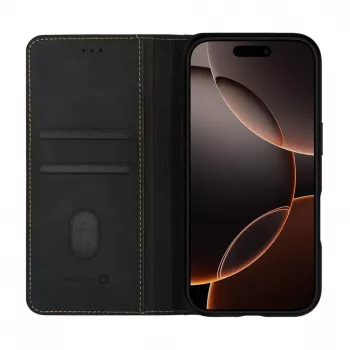 Evelatus Apple iPhone 18 Pro knyginis dėklas juodas
