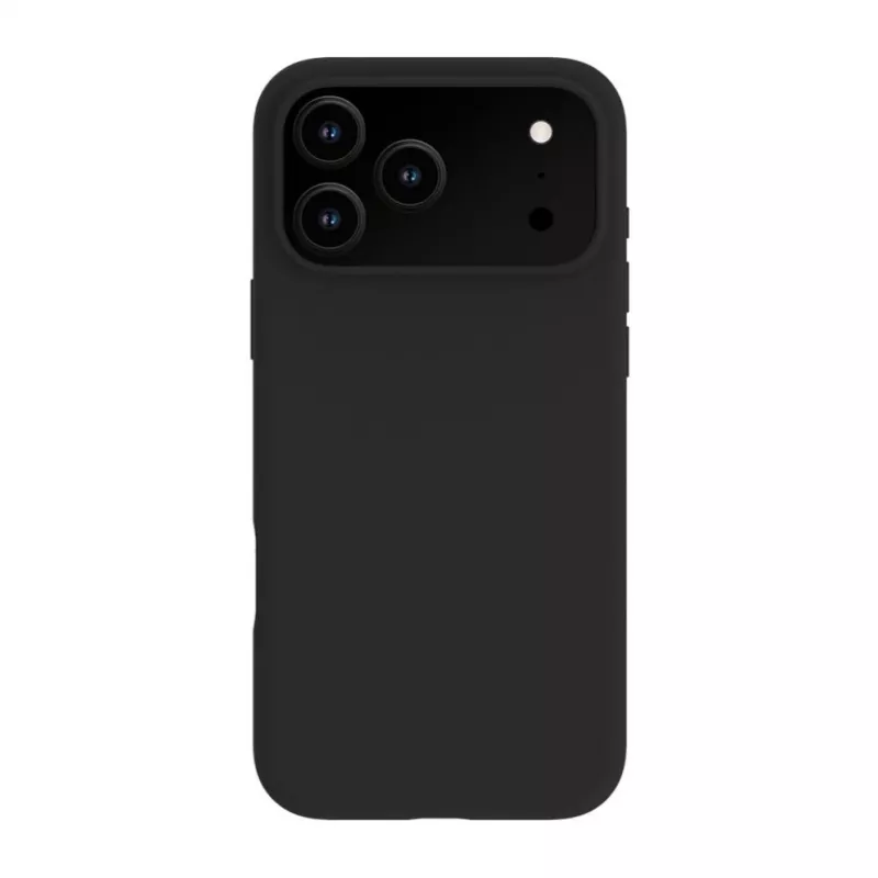 Evelatus Apple iPhone 18 Pro Max Premium MagSafe minkšto prisilietimo silikoninis dėklas juodas