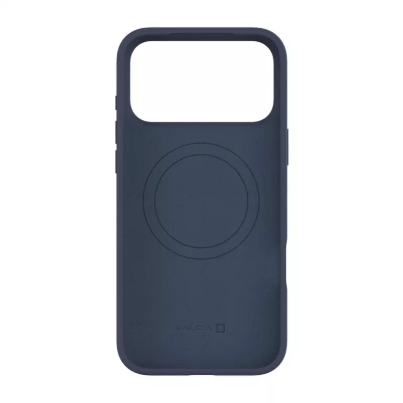 Evelatus Apple iPhone 18 Pro Max Premium MagSafe minkšto prisilietimo silikoninis dėklas tamsiai mėlynas