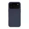 Evelatus Apple iPhone 18 Pro Max Premium MagSafe minkšto prisilietimo silikoninis dėklas tamsiai mėlynas
