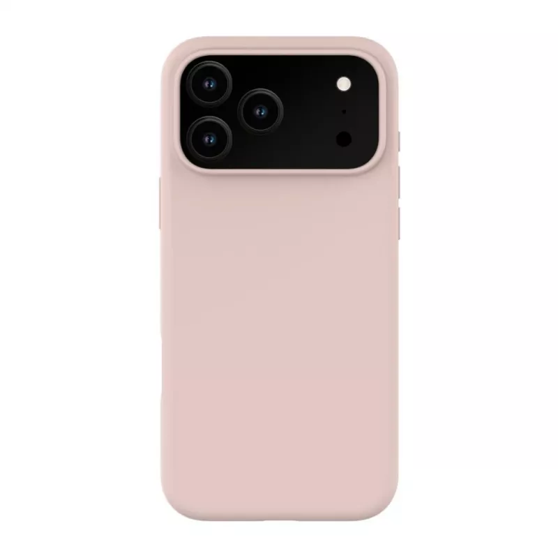 Evelatus Apple iPhone 18 Pro Max Premium MagSafe minkšto prisilietimo silikoninis dėklas Pink Sand