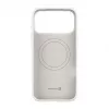 Evelatus Apple iPhone 18 Pro Max Premium MagSafe minkšto prisilietimo silikoninis dėklas sidabrinis