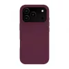 Evelatus Apple iPhone 18 Pro Premium MagSafe minkšto prisilietimo silikoninis dėklas bordo spalvos
