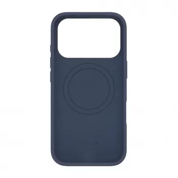 Evelatus Apple iPhone 18 Pro Premium MagSafe minkšto prisilietimo silikoninis dėklas tamsiai mėlynas