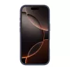 Evelatus Apple iPhone 18 Pro Premium MagSafe minkšto prisilietimo silikoninis dėklas tamsiai mėlynas