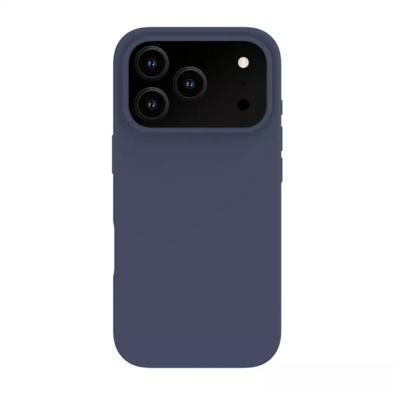 Evelatus Apple iPhone 18 Pro Premium MagSafe minkšto prisilietimo silikoninis dėklas tamsiai mėlynas
