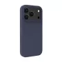 Evelatus Apple iPhone 18 Pro Premium MagSafe minkšto prisilietimo silikoninis dėklas tamsiai mėlynas