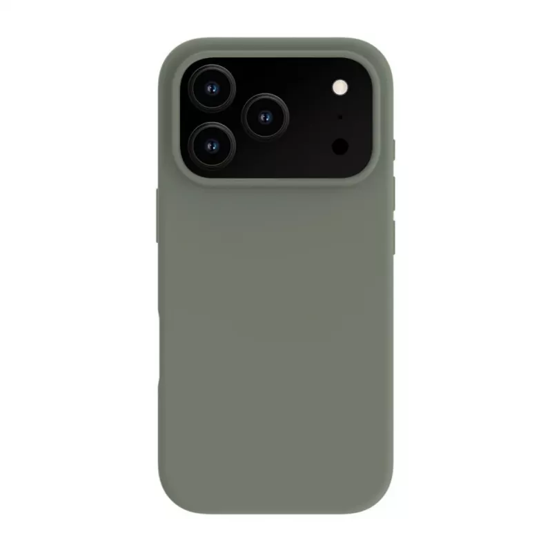 Evelatus Apple iPhone 18 Pro Premium MagSafe minkšto prisilietimo silikoninis dėklas, tamsiai alyvuoginis