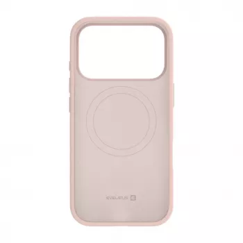 Evelatus Apple iPhone 18 Pro Premium MagSafe minkšto prisilietimo silikoninis dėklas Pink Sand