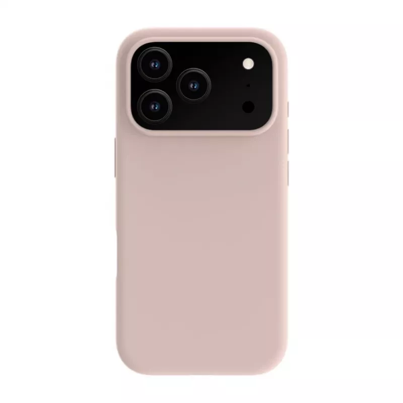 Evelatus Apple iPhone 18 Pro Premium MagSafe minkšto prisilietimo silikoninis dėklas Pink Sand