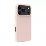 Evelatus Apple iPhone 18 Pro Premium MagSafe minkšto prisilietimo silikoninis dėklas Pink Sand