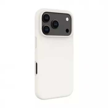 Evelatus Apple iPhone 18 Pro Premium MagSafe minkšto prisilietimo silikoninis dėklas sidabrinis