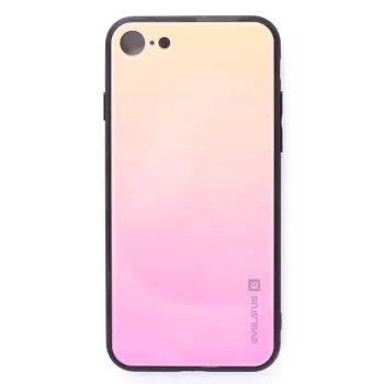 Evelatus Apple iPhone 7/8 Gradient Glass Case 1 Mild Melon